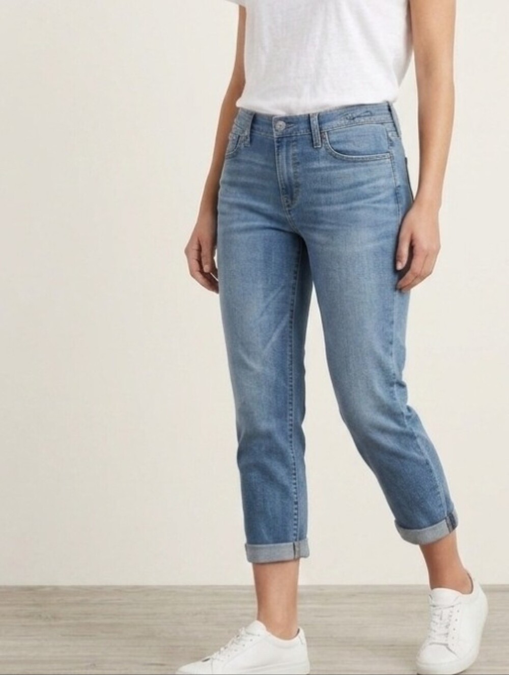 Signature by Levi Strauss Light Blue Ankle Jeans (Boyfriend)